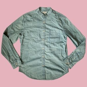 Merona Long Sleeve Denim Button-Down Shirt